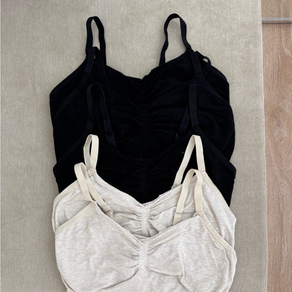Set of 5 kindred bravely sublime hands free pumping lounge and sleep bras large
